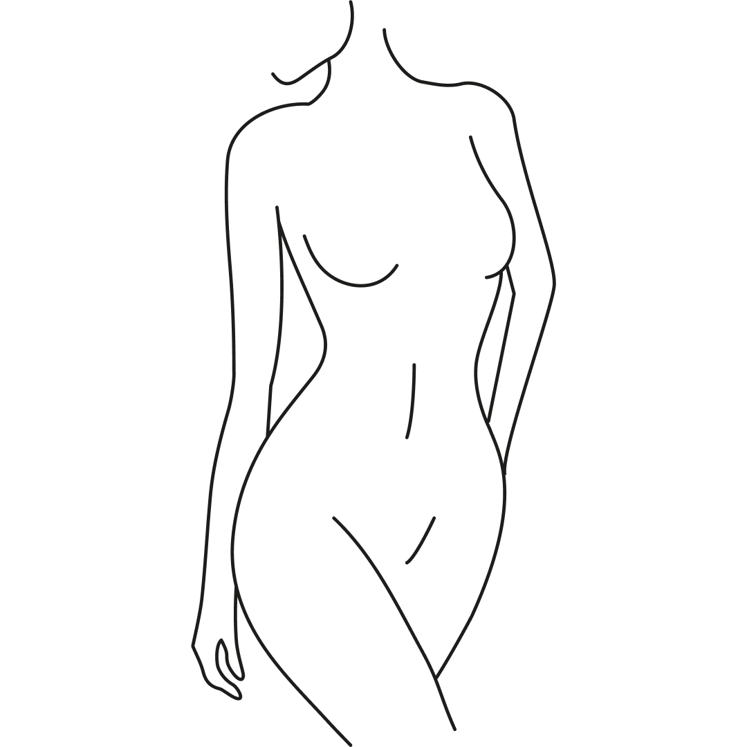 Woman's body illustration
